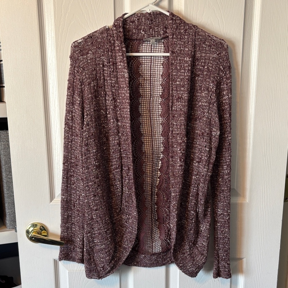 Lace-back Cardigan